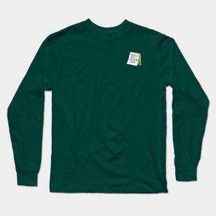 Green Is Not A Creative Color Sketchbook Long Sleeve T-Shirt